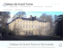 Tablet Screenshot of chateaudeschevaliers.com